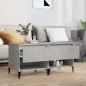 vidaXL Mesas auxiliares 2 uds contrachapada gris hormigón 50x46x50 cm vidaXL Mesas auxiliares 2 uds contrachapada gris hormigón 50x46x50 cm