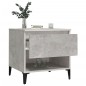 vidaXL Mesas auxiliares 2 uds contrachapada gris hormigón 50x46x50 cm vidaXL Mesas auxiliares 2 uds contrachapada gris hormigón 50x46x50 cm