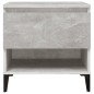 vidaXL Mesas auxiliares 2 uds contrachapada gris hormigón 50x46x50 cm vidaXL Mesas auxiliares 2 uds contrachapada gris hormigón 50x46x50 cm