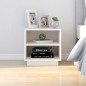 vidaXL Mesitas de noche 2 uds madera maciza de pino blanco 40x34x40 cm vidaXL Mesitas de noche 2 uds madera maciza de pino blanco 40x34x40 cm