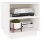 vidaXL Mesitas de noche 2 uds madera maciza de pino blanco 40x34x40 cm vidaXL Mesitas de noche 2 uds madera maciza de pino blanco 40x34x40 cm
