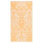 vidaXL Alfombra de exterior PP naranja y blanco 120x180 cm vidaXL Alfombra de exterior PP naranja y blanco 120x180 cm