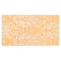 vidaXL Alfombra de exterior PP naranja y blanco 120x180 cm vidaXL Alfombra de exterior PP naranja y blanco 120x180 cm