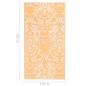 vidaXL Alfombra de exterior PP naranja y blanco 120x180 cm vidaXL Alfombra de exterior PP naranja y blanco 120x180 cm