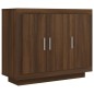 vidaXL Aparador madera contrachapada color roble marrón 92x35x75 cm vidaXL Aparador madera contrachapada color roble marrón 92x35x75 cm