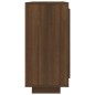 vidaXL Aparador madera contrachapada color roble marrón 92x35x75 cm vidaXL Aparador madera contrachapada color roble marrón 92x35x75 cm