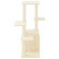 vidaXL Rascador para gatos con postes de sisal color crema 97,5 cm vidaXL Rascador para gatos con postes de sisal color crema 97,5 cm