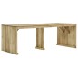 vidaXL Set muebles de comedor de jardín 7 pzas madera pino impregnada vidaXL Set muebles de comedor de jardín 7 pzas madera pino impregnada