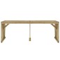 vidaXL Set muebles de comedor de jardín 7 pzas madera pino impregnada vidaXL Set muebles de comedor de jardín 7 pzas madera pino impregnada