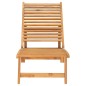 vidaXL Tumbona de madera maciza de teca