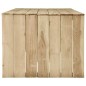 vidaXL Set muebles de comedor de jardín 7 pzas madera pino impregnada vidaXL Set muebles de comedor de jardín 7 pzas madera pino impregnada