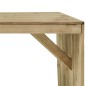 vidaXL Set muebles de comedor de jardín 7 pzas madera pino impregnada vidaXL Set muebles de comedor de jardín 7 pzas madera pino impregnada