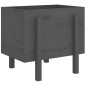 vidaXL Jardinera de madera maciza de pino gris 62x50x57 cm vidaXL Jardinera de madera maciza de pino gris 62x50x57 cm