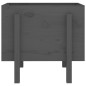 vidaXL Jardinera de madera maciza de pino gris 62x50x57 cm vidaXL Jardinera de madera maciza de pino gris 62x50x57 cm