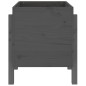 vidaXL Jardinera de madera maciza de pino gris 62x50x57 cm vidaXL Jardinera de madera maciza de pino gris 62x50x57 cm