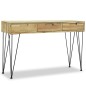 vidaXL Mesa consola 120x35x76 cm madera de teca maciza vidaXL Mesa consola 120x35x76 cm madera de teca maciza