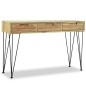 vidaXL Mesa consola 120x35x76 cm madera de teca maciza vidaXL Mesa consola 120x35x76 cm madera de teca maciza