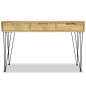vidaXL Mesa consola 120x35x76 cm madera de teca maciza vidaXL Mesa consola 120x35x76 cm madera de teca maciza