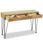 vidaXL Mesa consola 120x35x76 cm madera de teca maciza vidaXL Mesa consola 120x35x76 cm madera de teca maciza