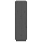 vidaXL Aparador alto de madera maciza de pino gris 110,5x35x117 cm vidaXL Aparador alto de madera maciza de pino gris 110,5x35x117 cm