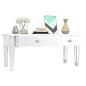 vidaXL Mesa de centro especular madera tecnológica vidrio 106x45x45 cm vidaXL Mesa de centro especular madera tecnológica vidrio 106x45x45 cm