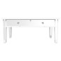 vidaXL Mesa de centro especular madera tecnológica vidrio 106x45x45 cm vidaXL Mesa de centro especular madera tecnológica vidrio 106x45x45 cm