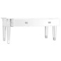 vidaXL Mesa de centro especular madera tecnológica vidrio 106x45x45 cm vidaXL Mesa de centro especular madera tecnológica vidrio 106x45x45 cm