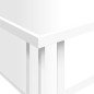 vidaXL Mesa de centro especular madera tecnológica vidrio 106x45x45 cm vidaXL Mesa de centro especular madera tecnológica vidrio 106x45x45 cm