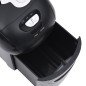 vidaXL Trituradora de papel 10 hojas microcorte negra vidaXL Trituradora de papel 10 hojas microcorte negra