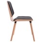 vidaXL Sillas de comedor 4 unidades cuero sintético negro vidaXL Sillas de comedor 4 unidades cuero sintético negro