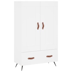 vidaXL Aparador alto madera de ingeniería blanco 69,5x31x115 cm