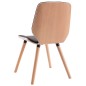 vidaXL Sillas de comedor 4 unidades cuero sintético negro vidaXL Sillas de comedor 4 unidades cuero sintético negro