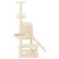 vidaXL Rascador para gatos con postes de sisal color crema 130,5 cm vidaXL Rascador para gatos con postes de sisal color crema 130,5 cm