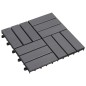 vidaXL Baldosas de terraza 20 uds madera acacia gris deslavado 30x30cm vidaXL Baldosas de terraza 20 uds madera acacia gris deslavado 30x30cm