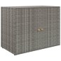 vidaXL Armario de almacenaje de jardín ratán PE gris 100x55,5x80 cm vidaXL Armario de almacenaje de jardín ratán PE gris 100x55,5x80 cm