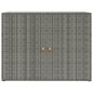 vidaXL Armario de almacenaje de jardín ratán PE gris 100x55,5x80 cm vidaXL Armario de almacenaje de jardín ratán PE gris 100x55,5x80 cm