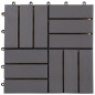 vidaXL Baldosas de terraza 20 uds madera acacia gris deslavado 30x30cm vidaXL Baldosas de terraza 20 uds madera acacia gris deslavado 30x30cm