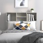 vidaXL Mueble cabecero gris hormigón 100x19x103,5 cm vidaXL Mueble cabecero gris hormigón 100x19x103,5 cm