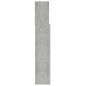 vidaXL Mueble cabecero gris hormigón 100x19x103,5 cm vidaXL Mueble cabecero gris hormigón 100x19x103,5 cm