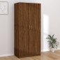 vidaXL Armario madera contrachapada color roble marrón 90x52x200 cm vidaXL Armario madera contrachapada color roble marrón 90x52x200 cm