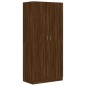 vidaXL Armario madera contrachapada color roble marrón 90x52x200 cm vidaXL Armario madera contrachapada color roble marrón 90x52x200 cm