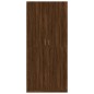 vidaXL Armario madera contrachapada color roble marrón 90x52x200 cm vidaXL Armario madera contrachapada color roble marrón 90x52x200 cm