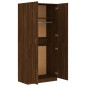 vidaXL Armario madera contrachapada color roble marrón 90x52x200 cm vidaXL Armario madera contrachapada color roble marrón 90x52x200 cm