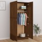 vidaXL Armario madera contrachapada color roble marrón 90x52x200 cm vidaXL Armario madera contrachapada color roble marrón 90x52x200 cm