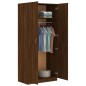 vidaXL Armario madera contrachapada color roble marrón 90x52x200 cm vidaXL Armario madera contrachapada color roble marrón 90x52x200 cm