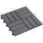 vidaXL Baldosas de terraza 20 uds madera acacia gris deslavado 30x30cm vidaXL Baldosas de terraza 20 uds madera acacia gris deslavado 30x30cm
