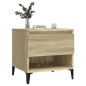 vidaXL Mesas auxiliares 2 uds madera roble Sonoma 50x46x50 cm vidaXL Mesas auxiliares 2 uds madera roble Sonoma 50x46x50 cm