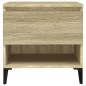 vidaXL Mesas auxiliares 2 uds madera roble Sonoma 50x46x50 cm vidaXL Mesas auxiliares 2 uds madera roble Sonoma 50x46x50 cm