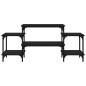 vidaXL Mueble para TV madera contrachapada negro 117x35x52 cm vidaXL Mueble para TV madera contrachapada negro 117x35x52 cm