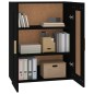 vidaXL Armario de pared madera contrachapada negro 69,5x32,5x90 cm vidaXL Armario de pared madera contrachapada negro 69,5x32,5x90 cm